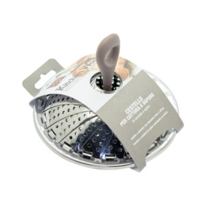 Zoom Set di 6 Cestelli Cuocivapore Con Piedini E Pomolo In Nylon Ø 23 Cm