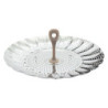 Set di 4 Cestelli Cuocivapore 28 cm Acciaio con Piedini e Pomolo
