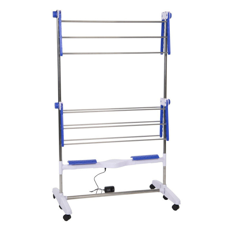 Set di 4 Stendibiancheria Con Ventilatore Elettrico