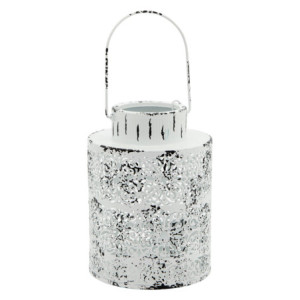 Set di 6 Lanterne Fes 18x26,5 Bianco Anticato