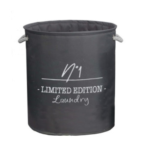 Set di 2 Portabiancheria Grigio M 36x40