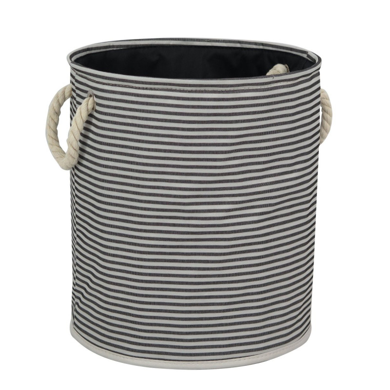 Set di 2 Portabiancheria Stripes M 36x40 cm Design Moderno