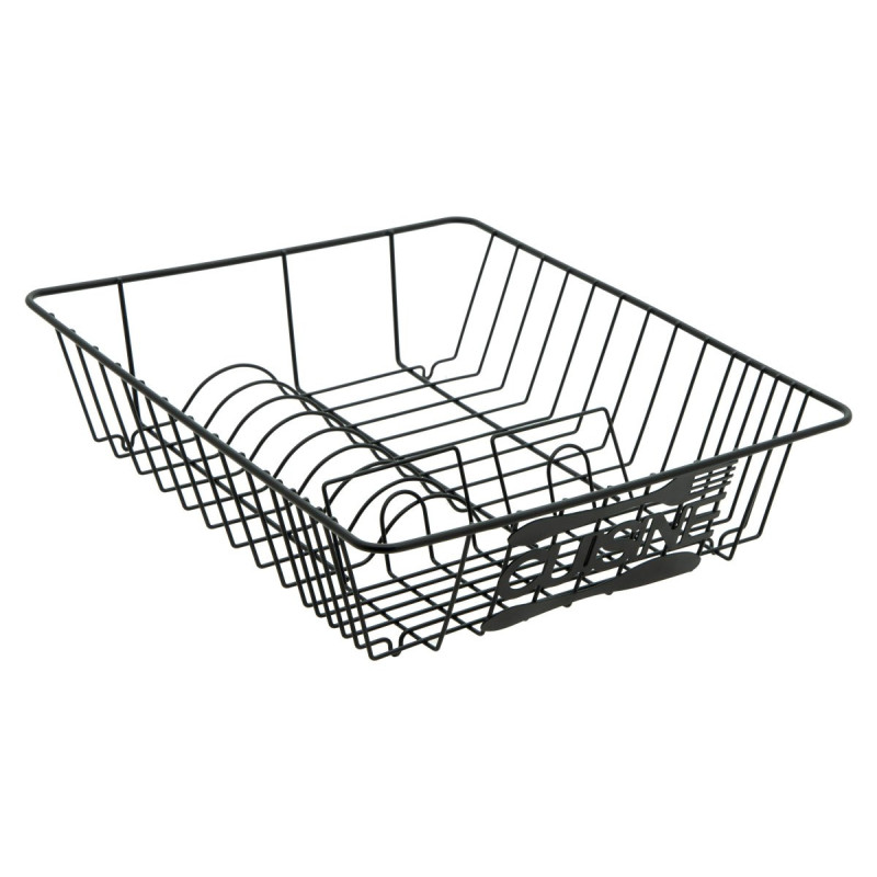 Set di 6 Cassette Scolaposate Cuisine 39x33x10 cm Filo Metallico Nero