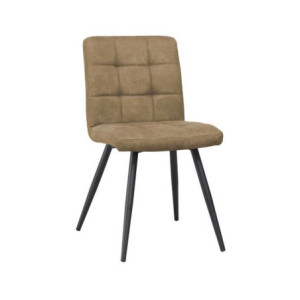 Set di 4 Sedie Megane 59x47,5x81 Tessuto Tecnico Marrone