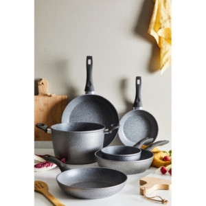 Zoom Set di 6 Padelle Silver Rock 26 Cm