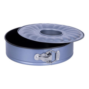 Set di 6 Stampi Apribile Due Fondi Cm 24 Magiche Delizie In Carbon Steel