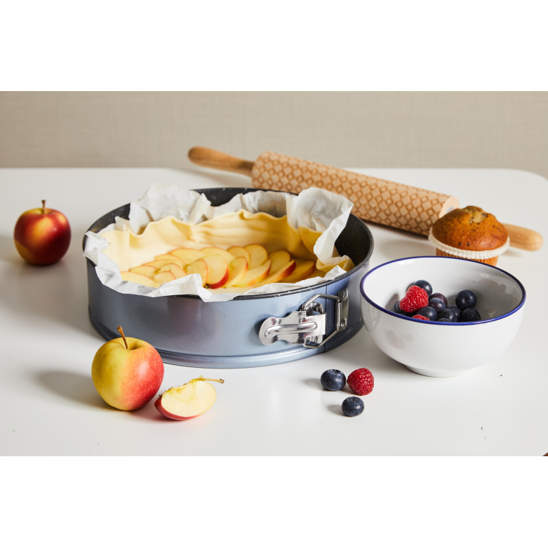 Set 6 stampi apribili 2 fondi 24cm Magiche Delizie carbon steel