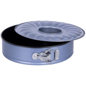 Set 6 stampi apribili 2 fondi 26cm Magiche Delizie carbon steel