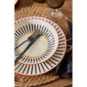 Set 6 confezioni 24 posate Dorset acciaio nero 18/0 cucina elegante