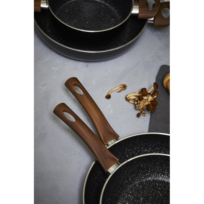 Set 6 Wok Prima Ø28cm antiaderenti cucina pratica e veloce