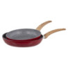 Set 6 confezioni 2 padelle Ortles 24-28cm alluminio forgiato cucina