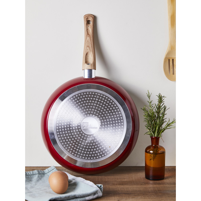 Set 6 confezioni 2 padelle Ortles 24-28cm alluminio forgiato cucina