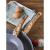 Set 6 confezioni 2 padelle Ortles 24-28cm alluminio forgiato cucina
