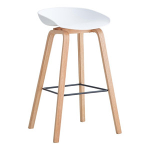 Set 6 Sgabelli Lelia bianchi 40x52x75cm moderni e versatili cucina