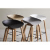 Set 6 Sgabelli Lelia bianchi 40x52x75cm moderni e versatili cucina