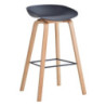Set 6 Sgabelli Lelia neri 40x52x75cm moderni e versatili cucina