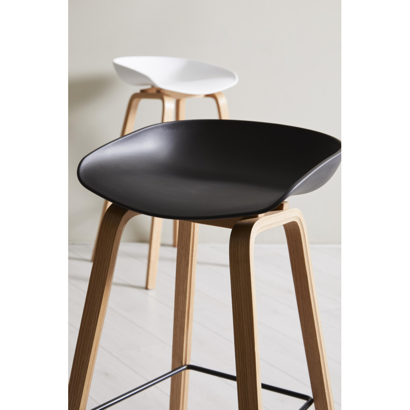 Set 6 Sgabelli Lelia neri 40x52x75cm moderni e versatili cucina