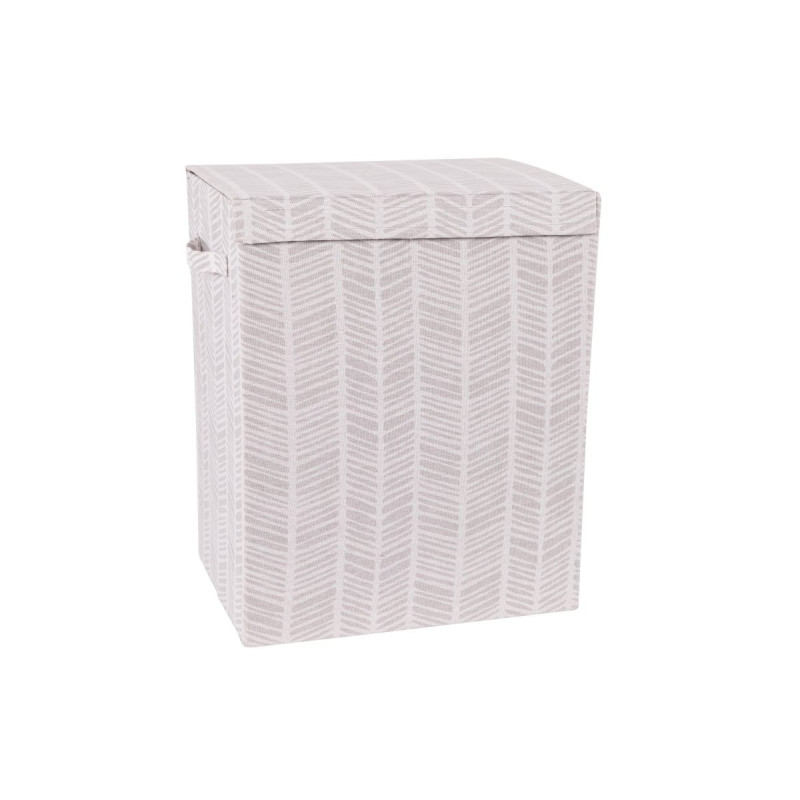 Set 6 Portabiancheria pieghevoli Ximba grigio 40x30x50cm con manici