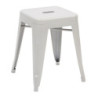 Set 4 Sgabelli Bar Victoria Small 38x38x45,5cm bianchi moderni