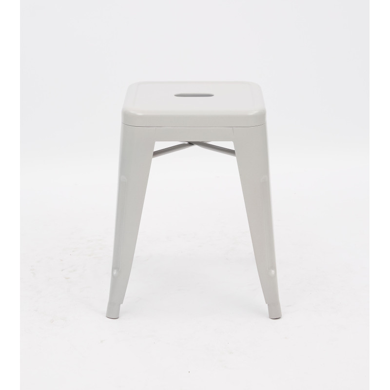 Set 4 Sgabelli Bar Victoria Small 38x38x45,5cm bianchi moderni