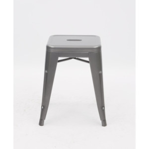 Zoom Set di 4 Sgabelli Bar Victoria Small Silver 38x38x45,5