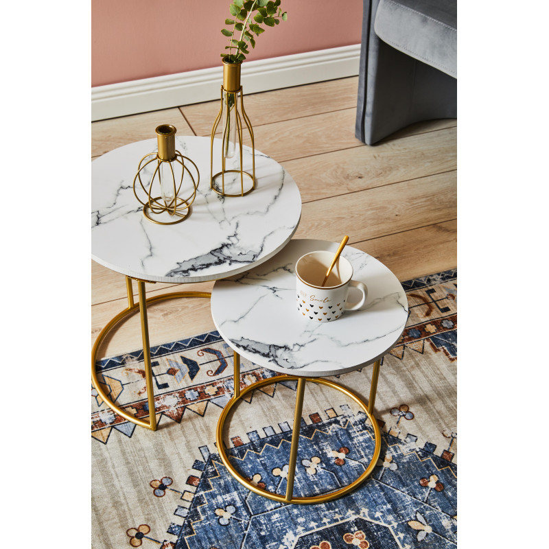 Set 5 Tappeti Karim 50x80cm multicolor poliestere arredo casa