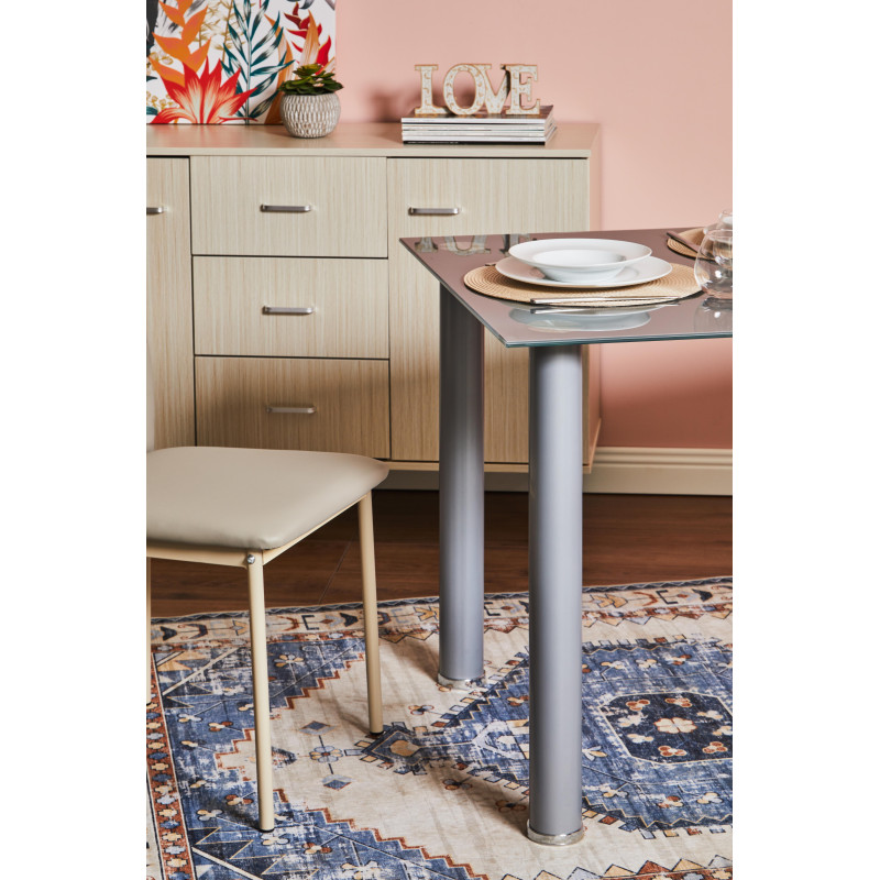 Set 5 Tappeti Karim 50x80cm multicolor poliestere arredo casa