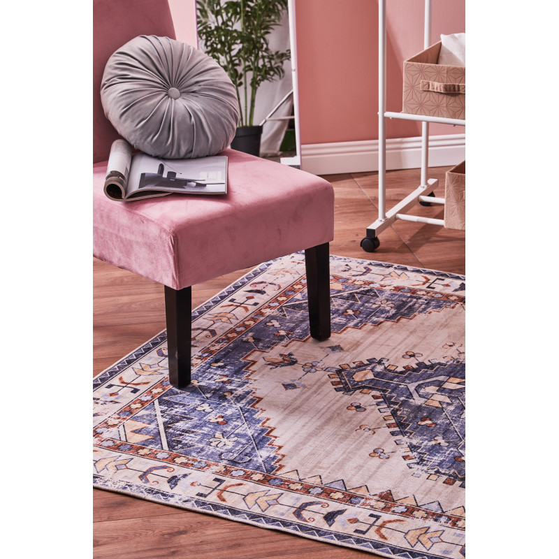 Set 4 Tappeti Karim 60x110cm multicolor poliestere arredo casa