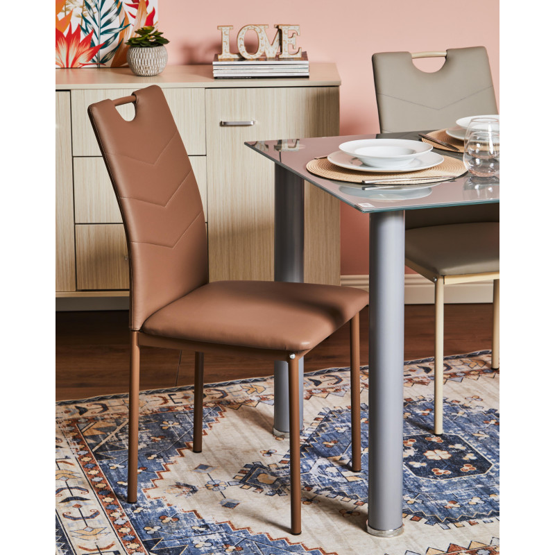 Set 4 Tappeti Karim 60x110cm multicolor poliestere arredo casa