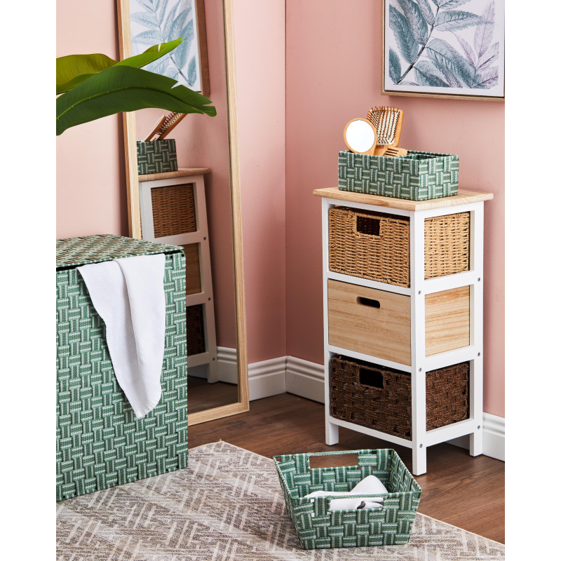 Set 4 Tappeti Randall 60x110cm beige poliestere arredo casa