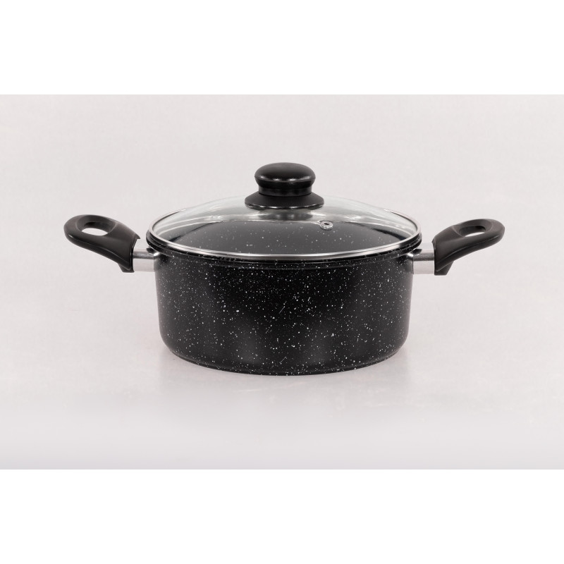 Set 4 Batterie 6pz Black Iron in Carbon Steel cucina professionale