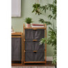 Set 6 Scaffali Portaoggetti 2 ripiani Nakhon H68 grigio salvaspazio