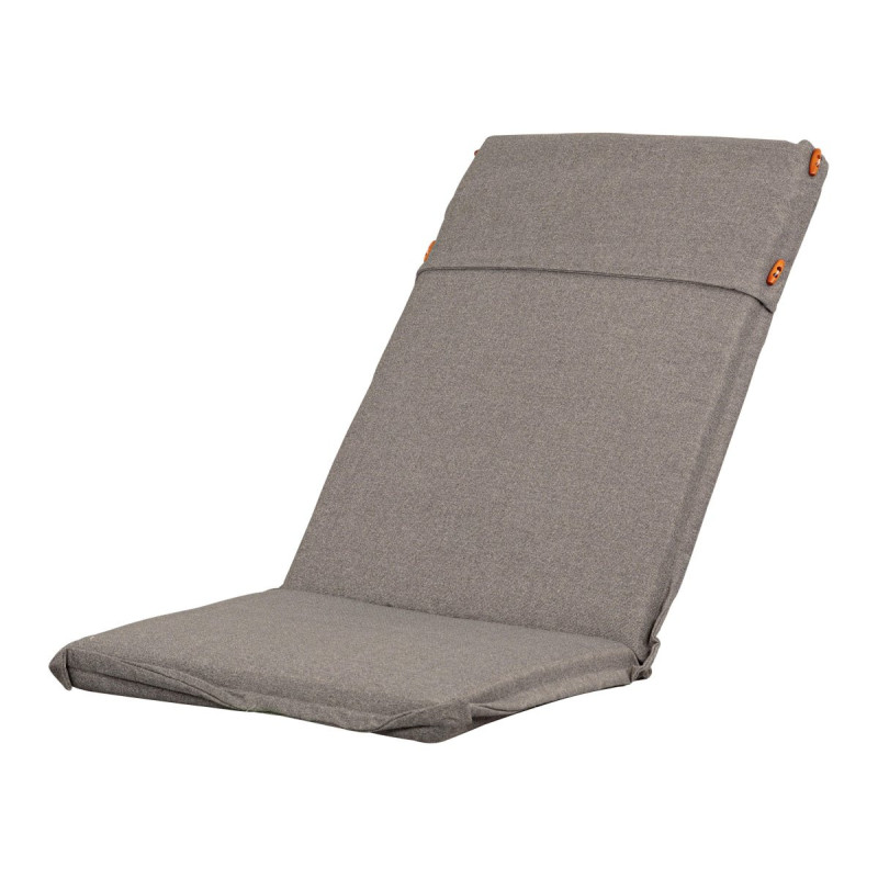 Set 6 Cuscini Schienale Alto grigio melange comfort giardino casa