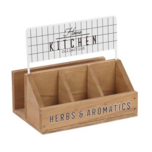 Set di 6 Portaspezie Home Kitchen 17x11,5x15,5 Cm