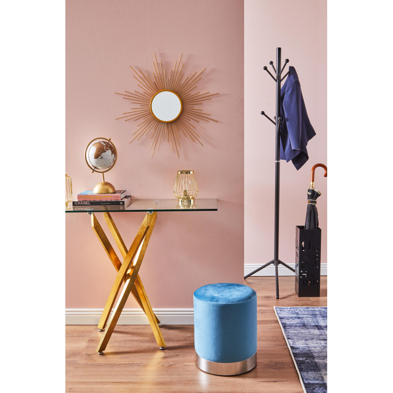 Set 4 Mappamondi Eteria oro/bianco 19x16x30,5cm decorazione casa