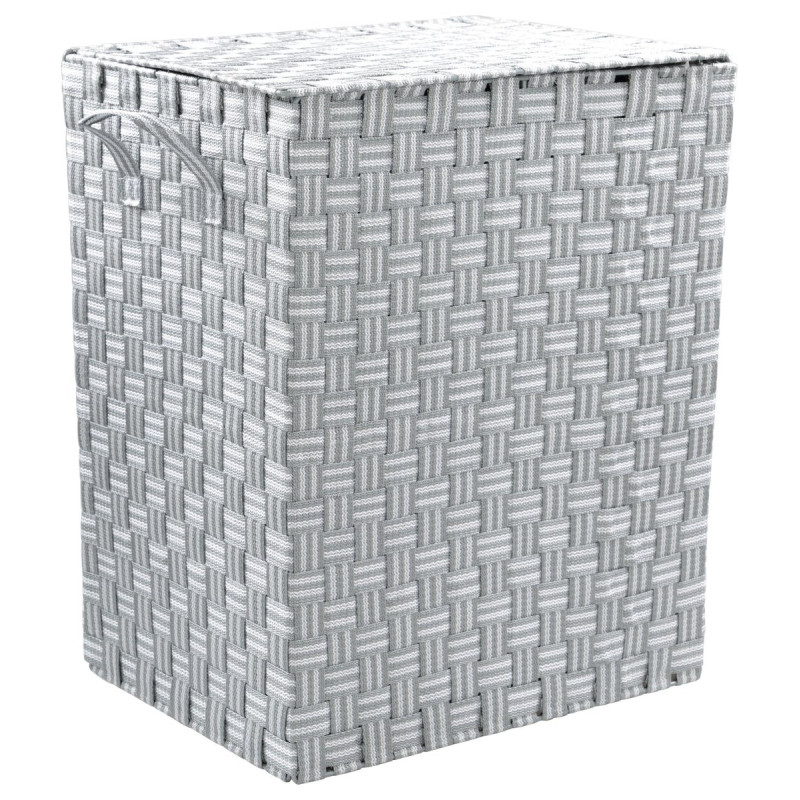 Set 6 Porta Biancheria Twist pieghevole grigio 40x30x50cm