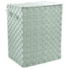 Set di 6 Porta Biancheria Twist pieghevole verde 40x30x50cm