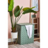 Set di 6 Porta Biancheria Twist pieghevole verde 40x30x50cm