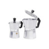 Set di 6 confezioni Caffettiera Trilly 3tz+1tz moka alluminio