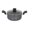 Set di 2 Batterie 7pz Medua alluminio fondo induzione cucina