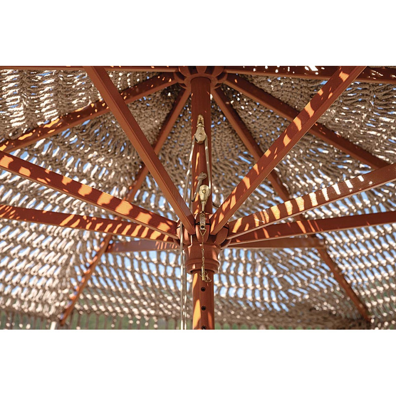 Ombrellone Macramè rotondo Ø2.5 mt in corda Moia elegante