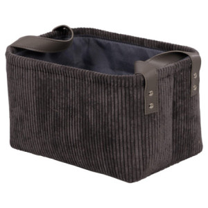 Set di 6 Cesti porta tutto Micol Grigio Scuro
30x20x16cm
Velluto A Coste