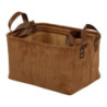 Set di 6 confezioni 3 Ceste Porta Tutto Micol Terracotta velluto