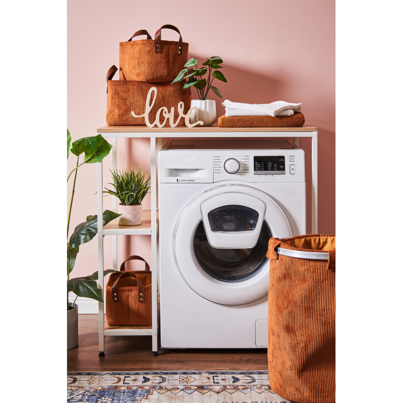 Set di 6 confezioni 3 Ceste Porta Tutto Micol Terracotta velluto