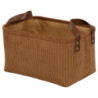 Set di 6 Cesti Porta Tutto Micol Terracotta velluto a coste