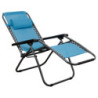 Set 2 sdraio pieghevoli Light Blue alluminio leggere e pratiche