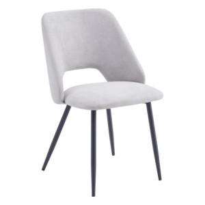 Zoom Set di 4 Sedie Jamie In Tessuto 320gr Beige Dimensione 53x51x79cm