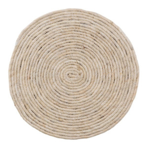 Set di 6 Tovagliette Sammy D38 In Fibra Di Mais Intrecciata Naturale