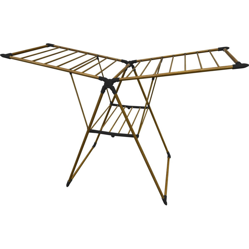 Set di 6 stendibiancheria Orione 16mt acciaio effetto legno robusti