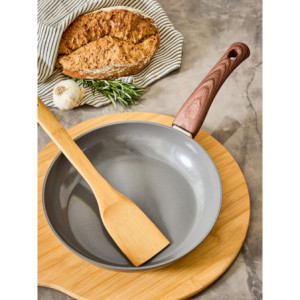 Zoom Set di 6 Padelle Alluminio Forgiato 28 Eco-bright Con Rivestimento Ceramica Amico Safe&sure